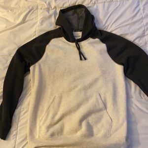 Black and white hoodie